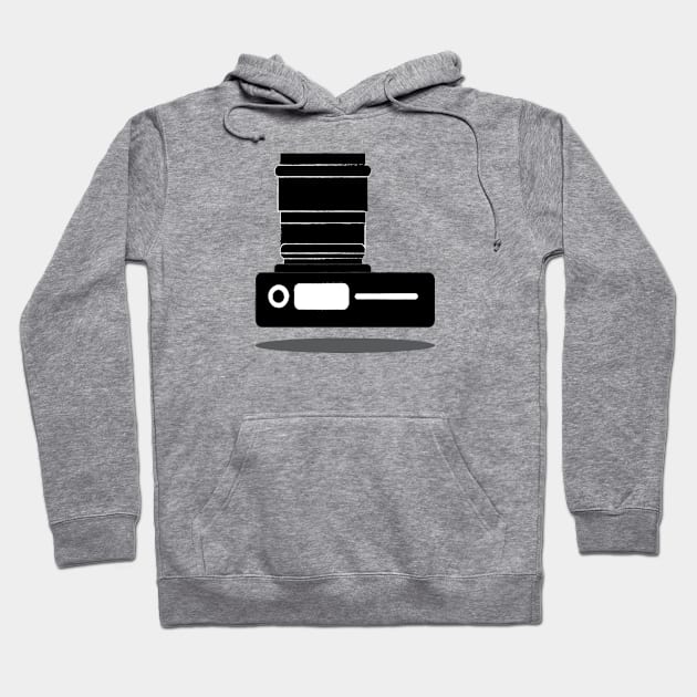 camera vector Hoodie by Art Farabi